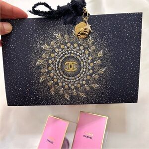 Chanel holiday gift box & Charm